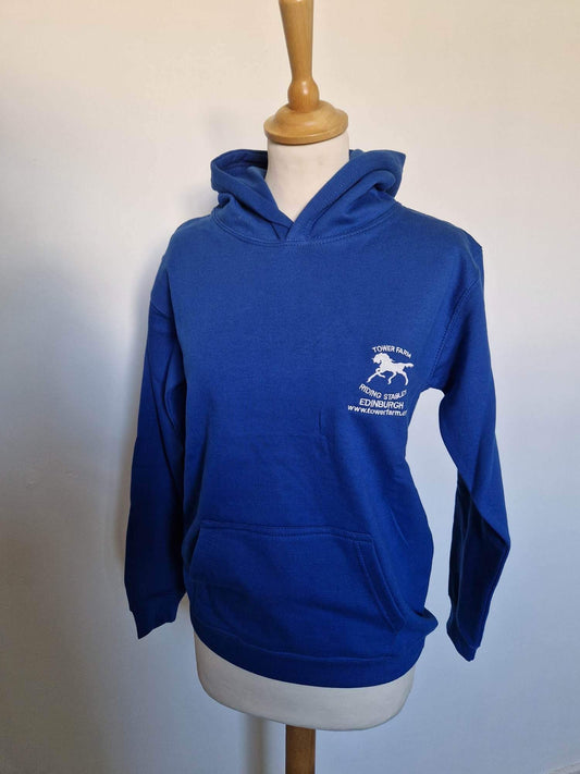 Towerfarm hoodie royal blue (helpers only)