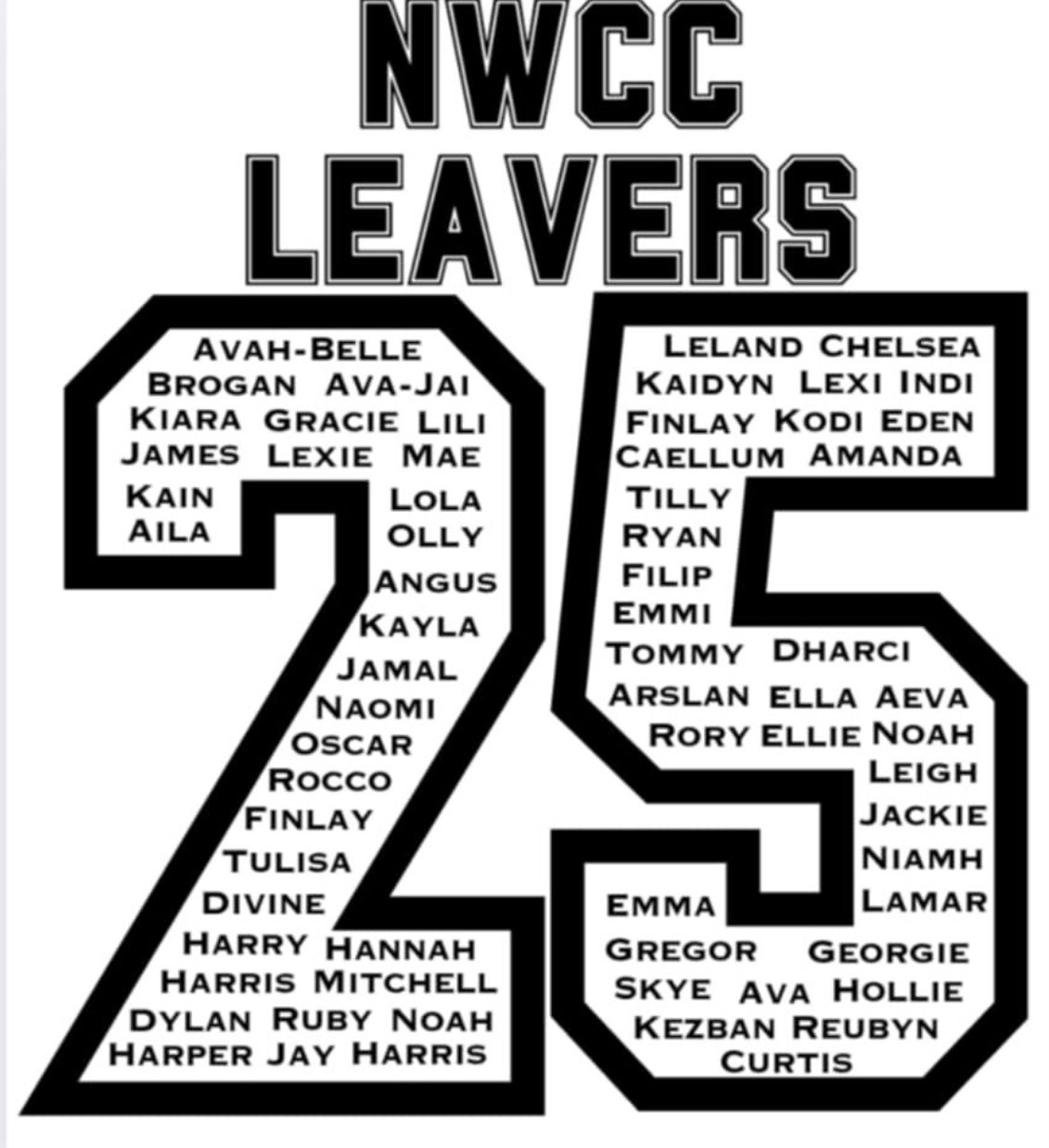 NWCC Leavers 2025 hoodie Desert Sand