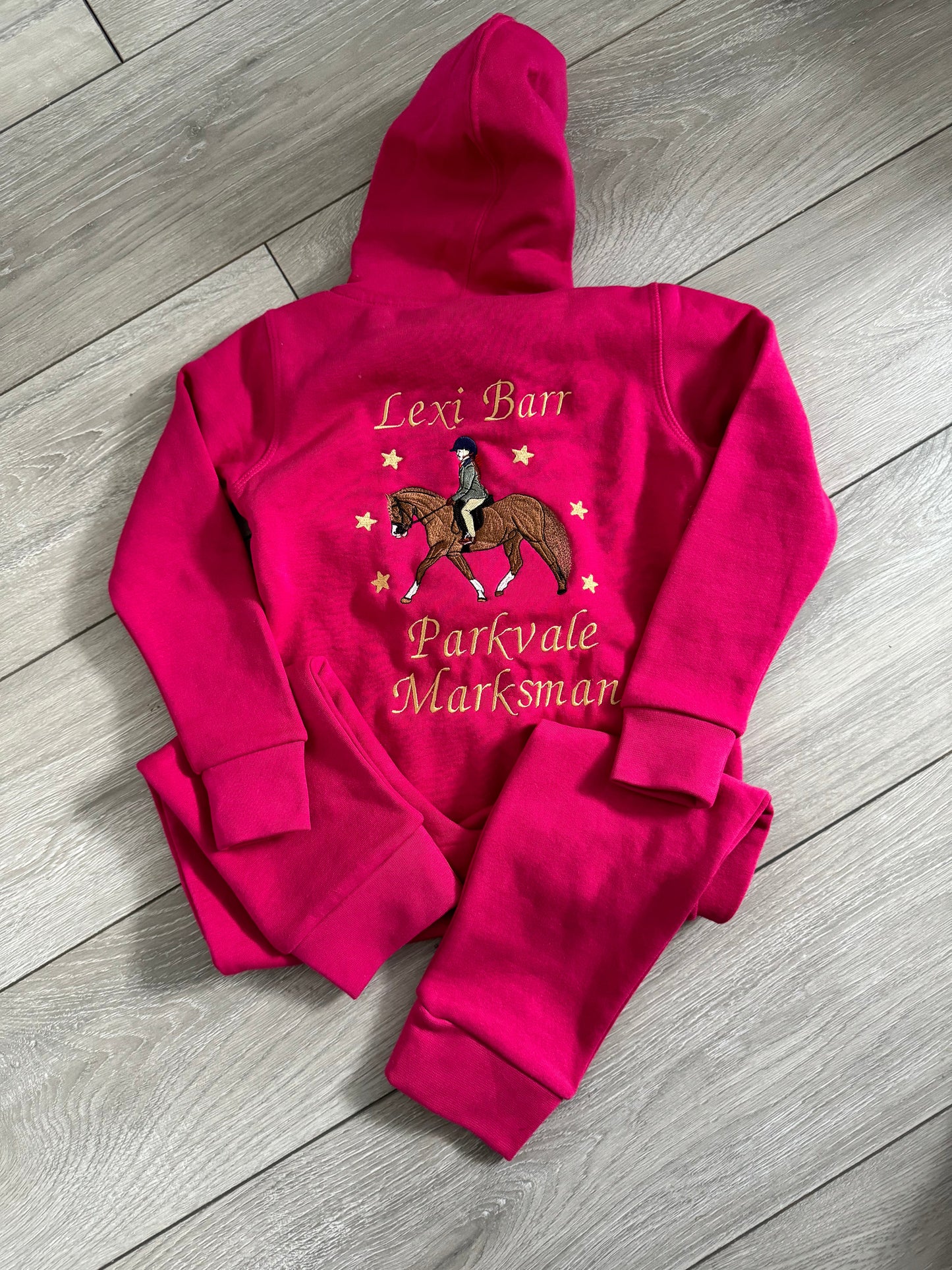 Saphire blue embroidered onesie