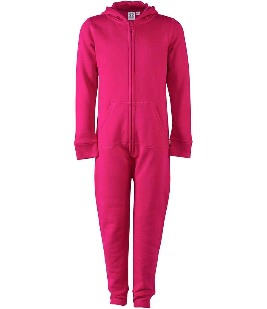 Fuschia embroidered onesie
