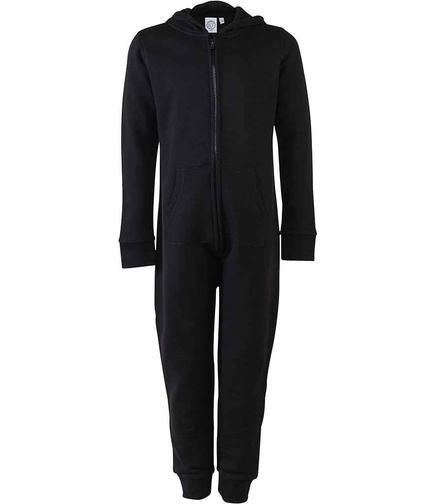 Black embroidered onesie