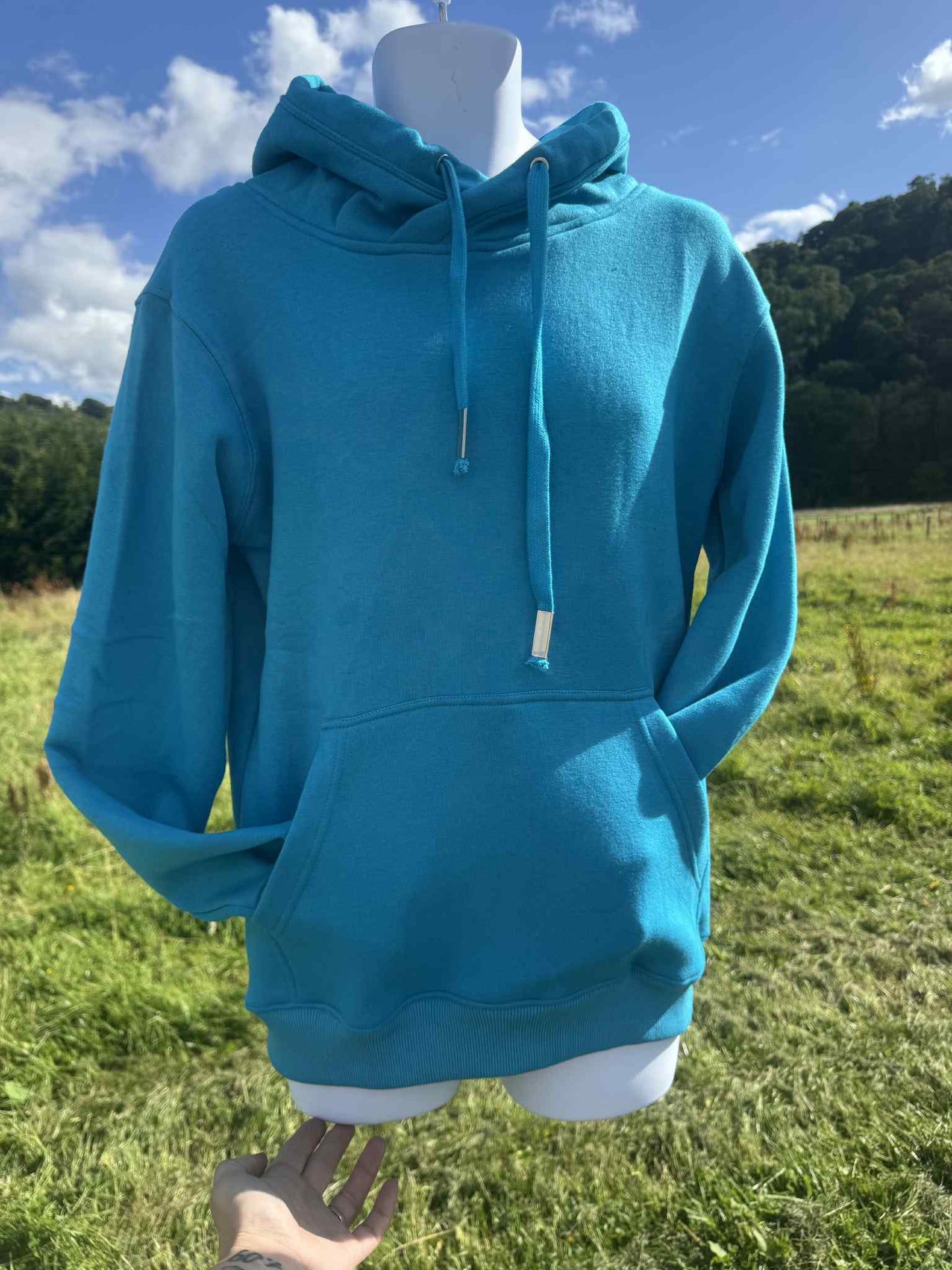 CROSS NECK HOODIE