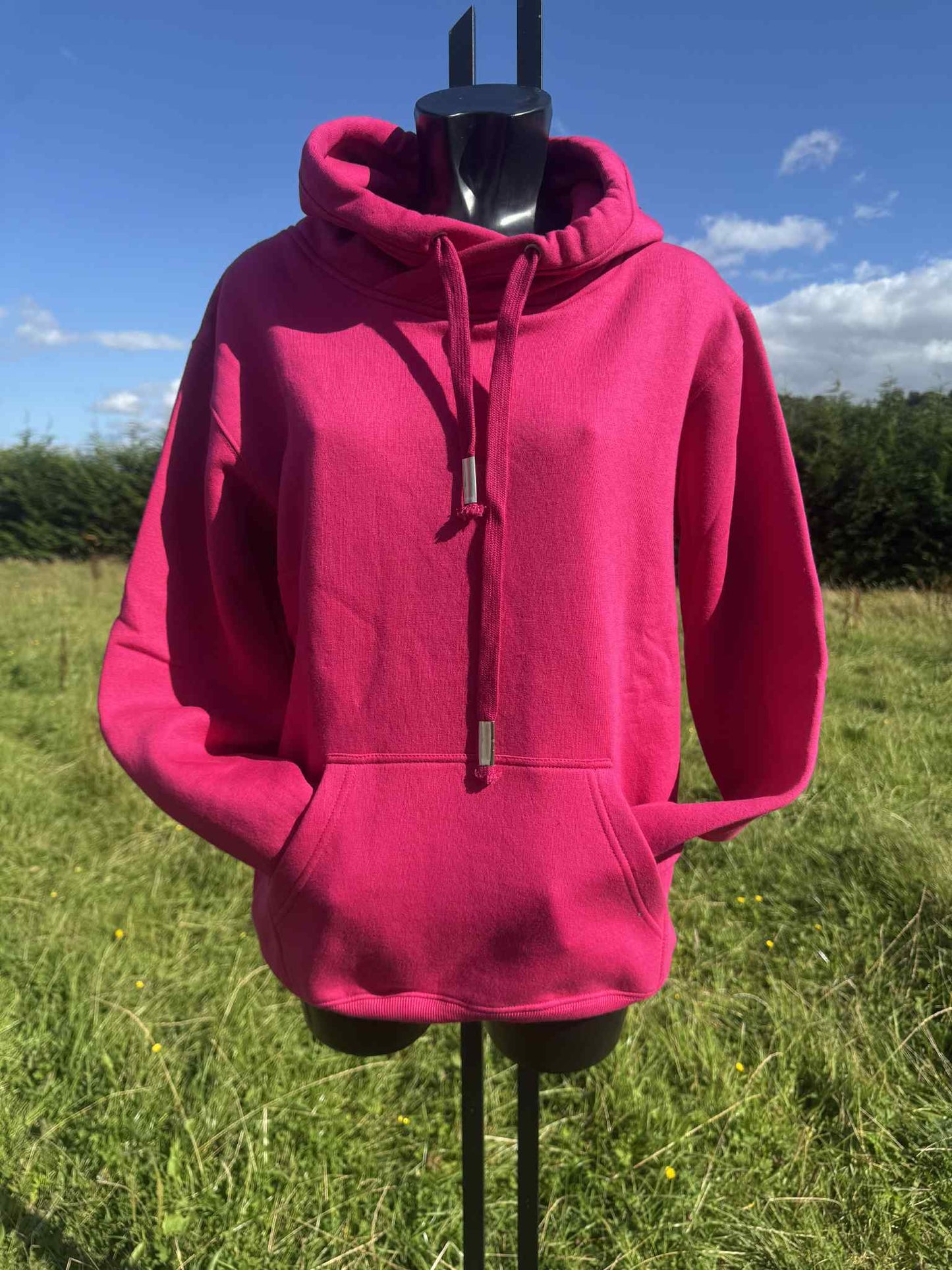 CROSS NECK HOODIE