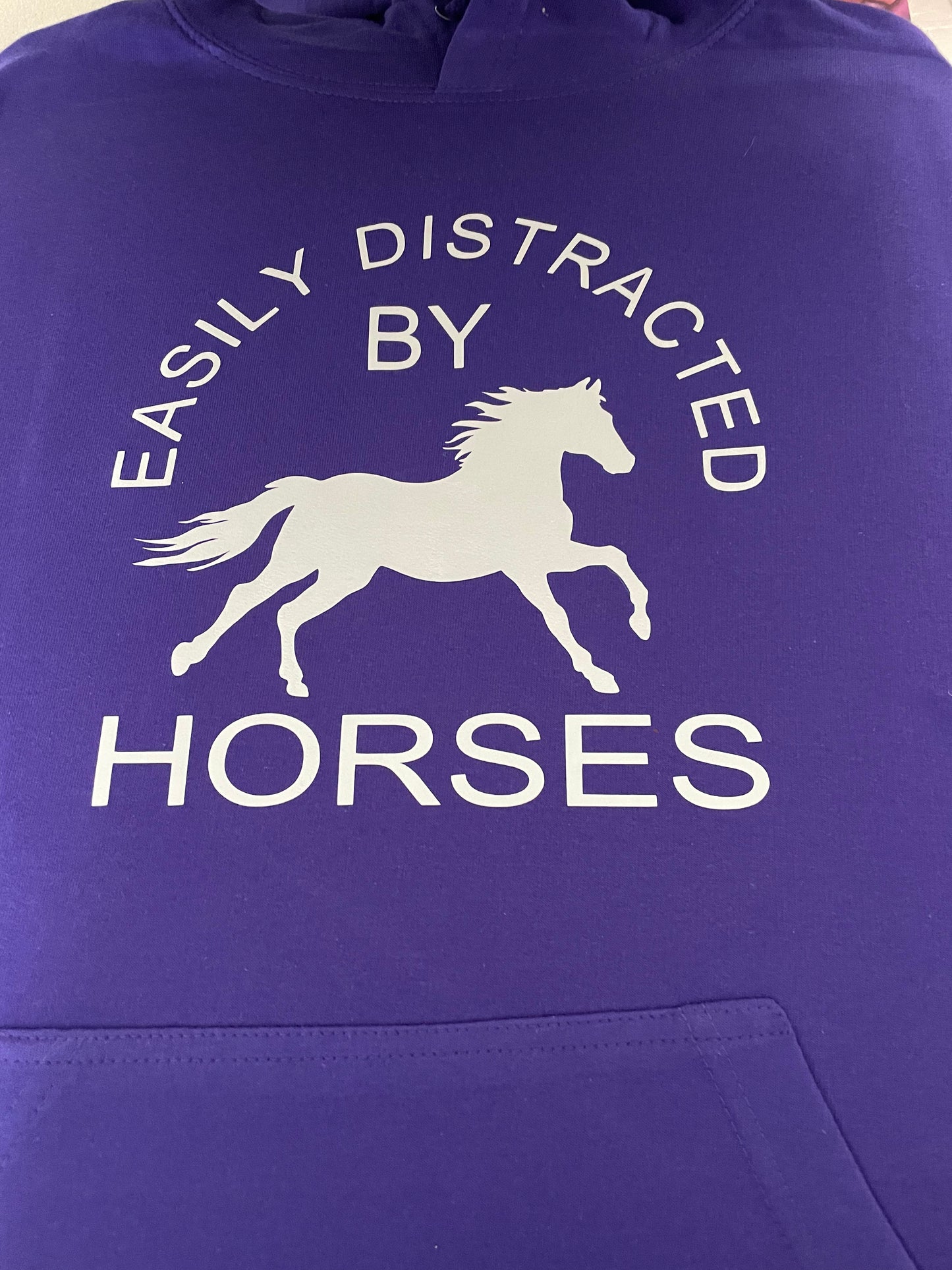 Easily distracted by horses dogs cats