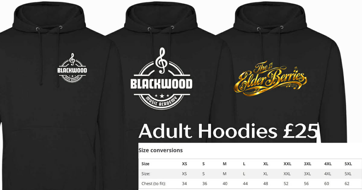 Blackwood/Elder Berries Adult Overhead Hoodies