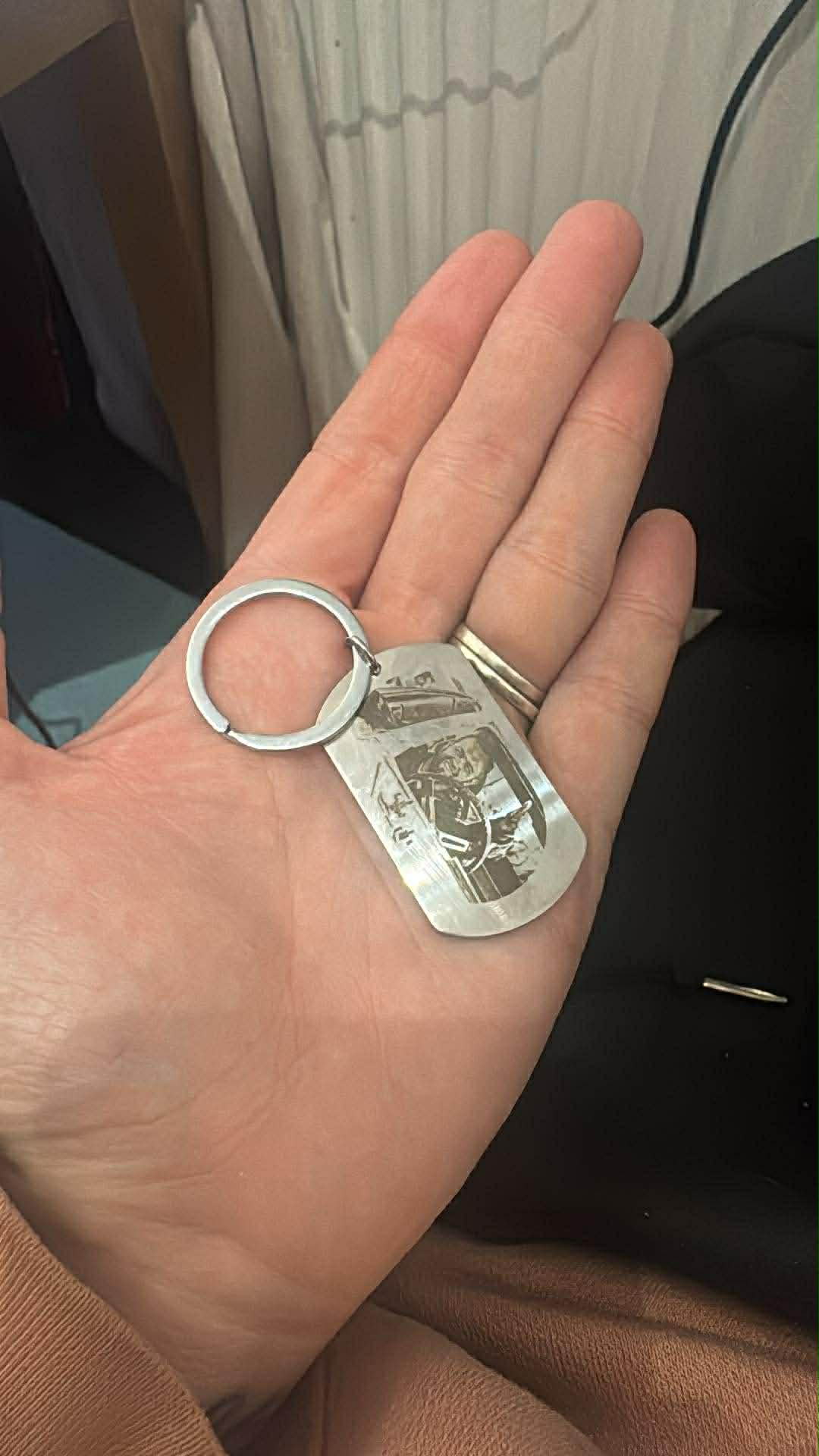 Photo Keyrings Laser Engraved