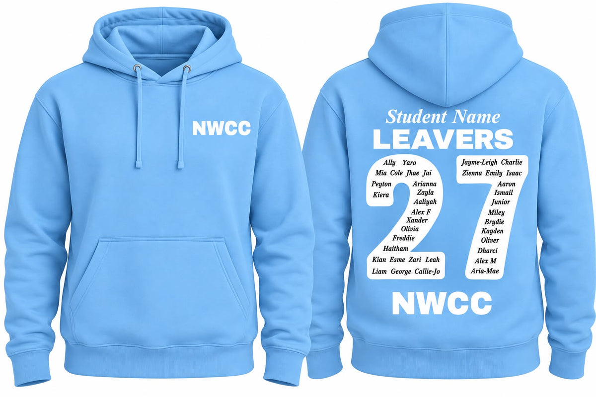 NWCC Leavers 2027  hoodie Sapphire Blue