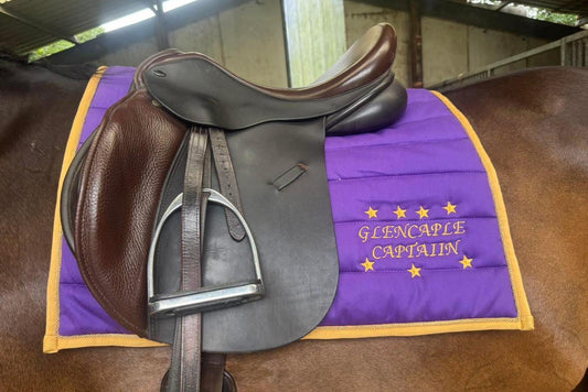 Dakota Embroidered Comfort Saddle Pads