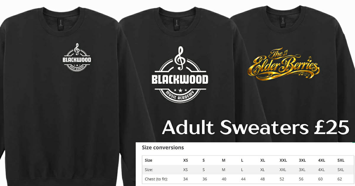 Blackwood/Elder Berries  Adult Sweater