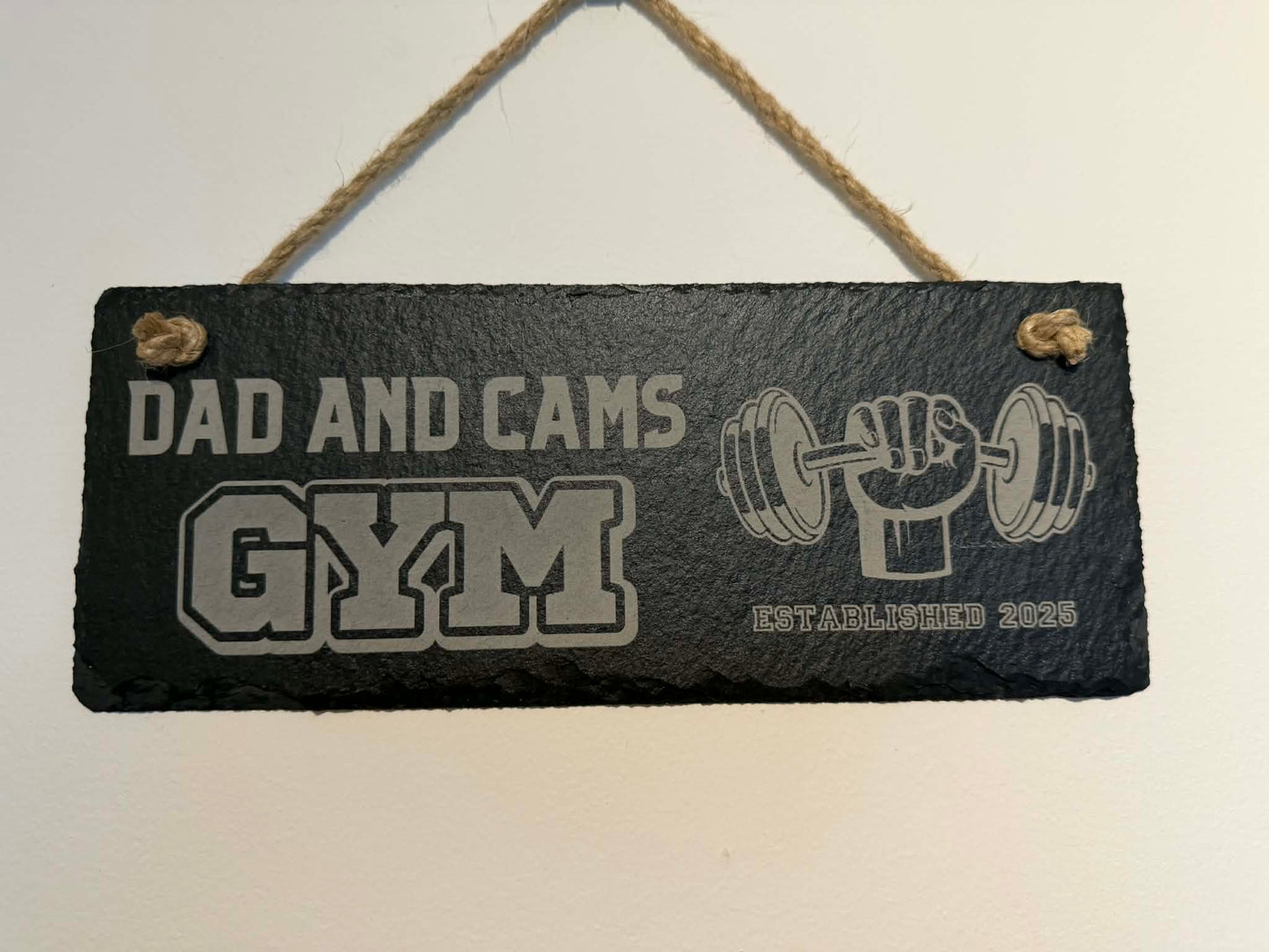 Hanging Slate Ornaments Laser Engraved
