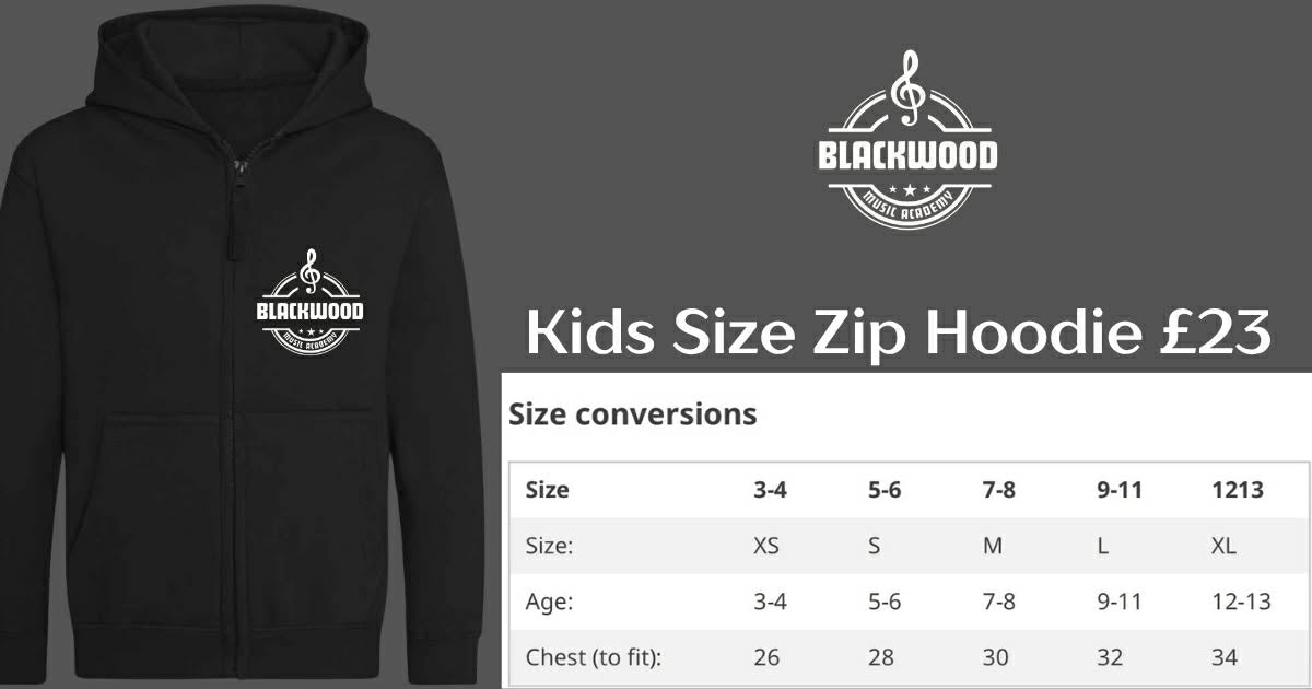 Blackwood Kids Zip Front Hoodies