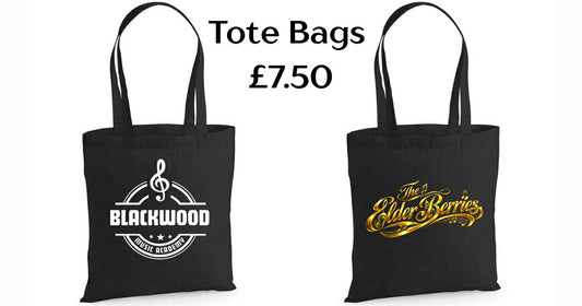 Blackwood/Elder Berries Cotton Tote Bag