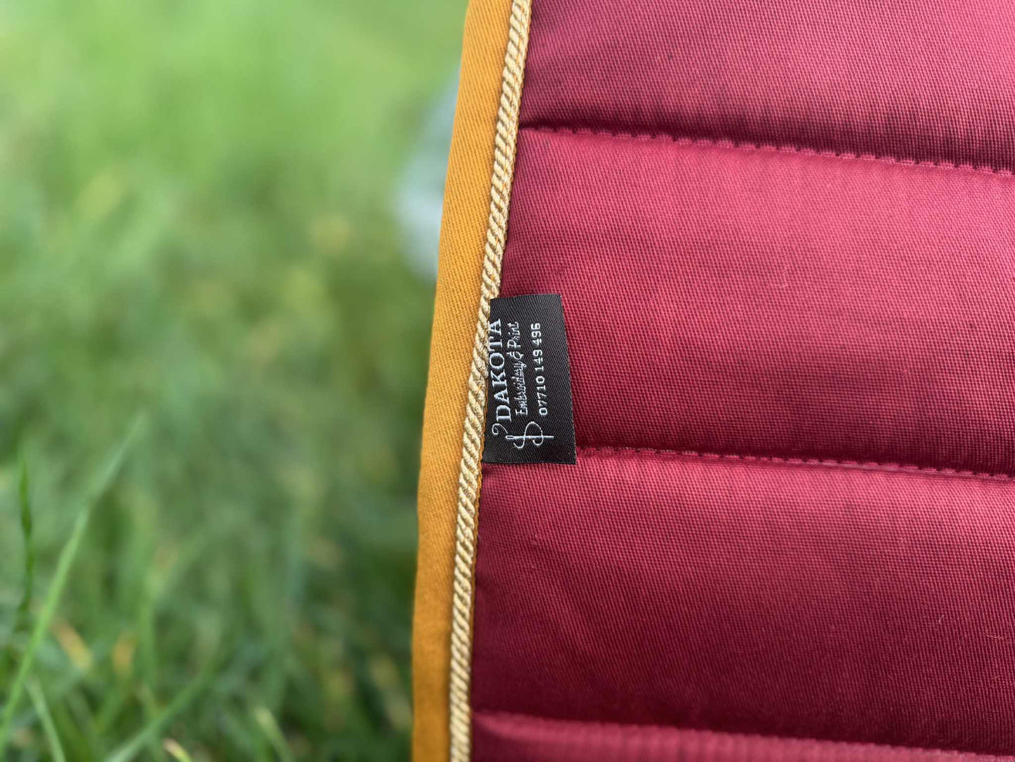 Dakota Embroidered Comfort Saddle Pads