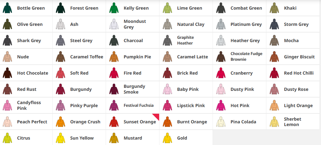 Barstobrick Riding Centre Hoodies Unisex CHART 2