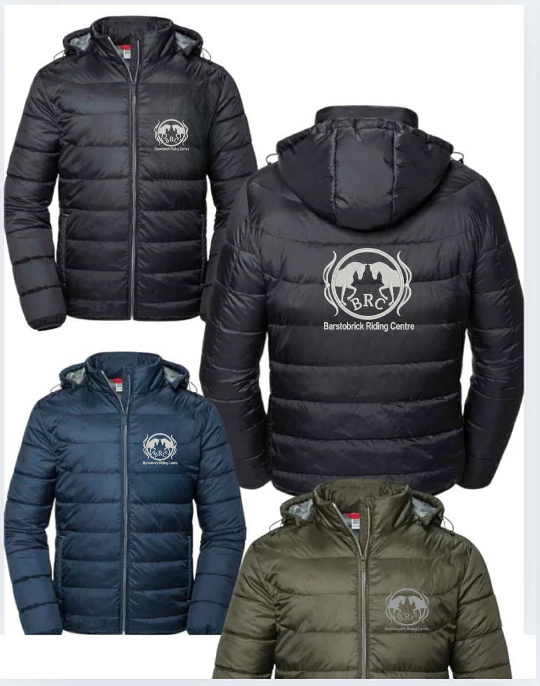 Barstobrick Riding Centre Padded Embroidered Jacket Unisex