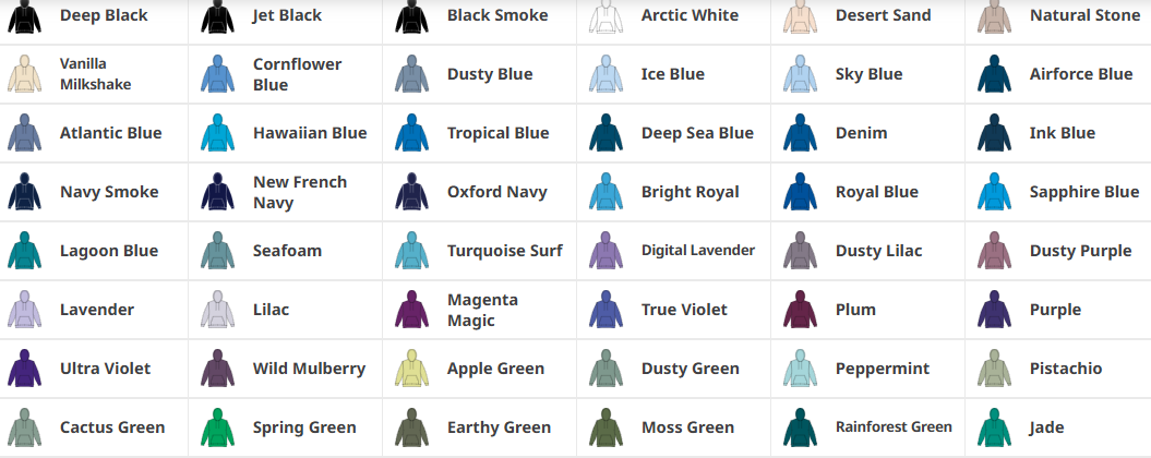 Barstobrick Riding Centre Hoodies Unisex CHART 1