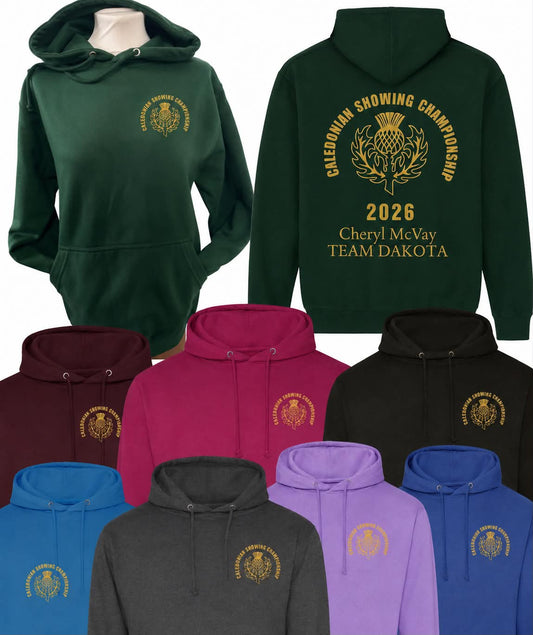 Caledonian Championship Hoodie for Adults Printed or Embroidered