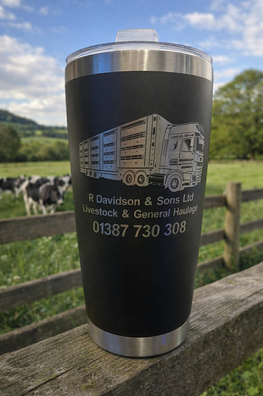 Laser Engraved Hot/Cold Drinks Cup/Flask