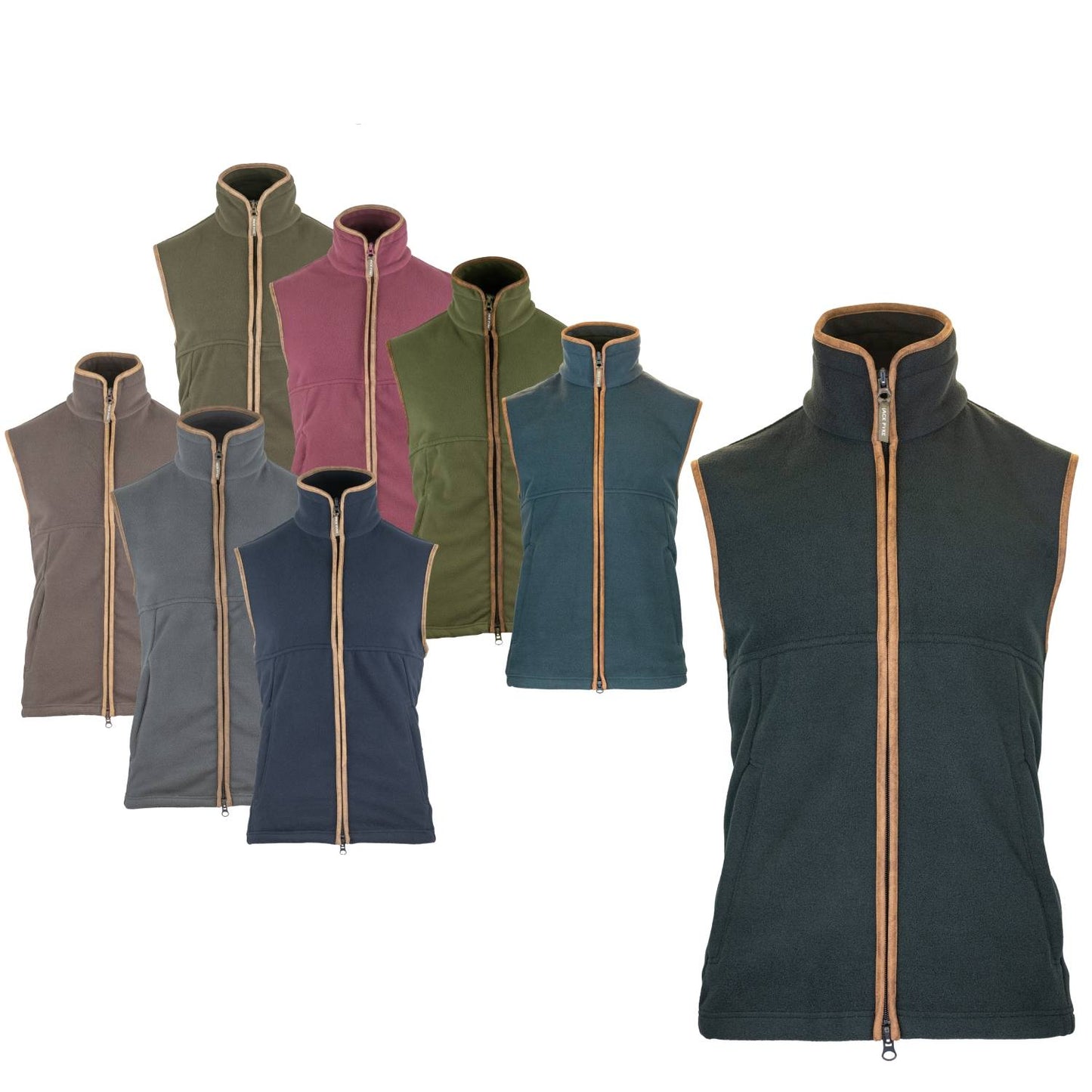Jack Pyke Fleece Gilet Ladies, Unisex and Kids