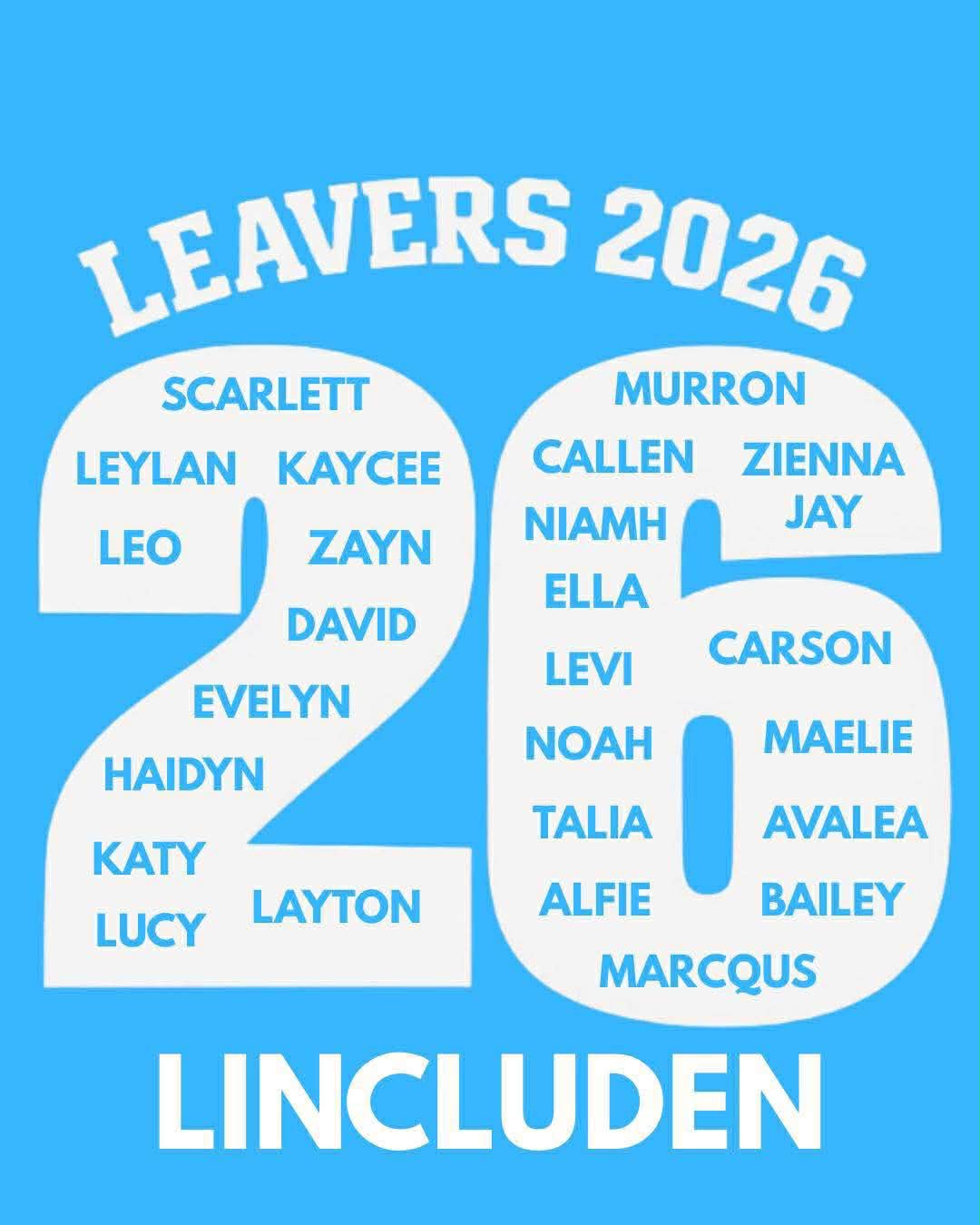 Lincluden Leavers 2026 hoodie Lime green