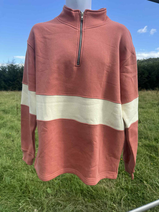 SWEATERS Quarter Zip with Body Band